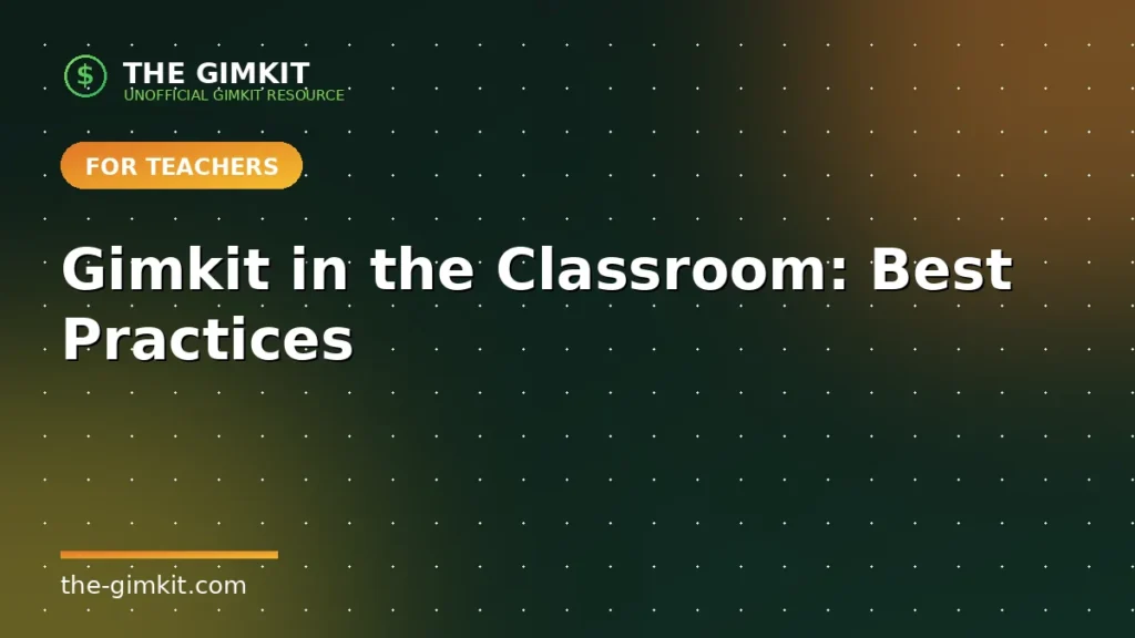 Gimkit In The Classroom - The Gimkit